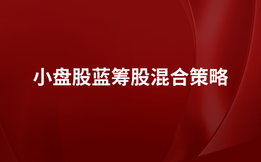 小盘股蓝筹股混合策略