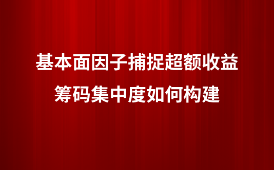 基本面因子如何捕捉超额收益？