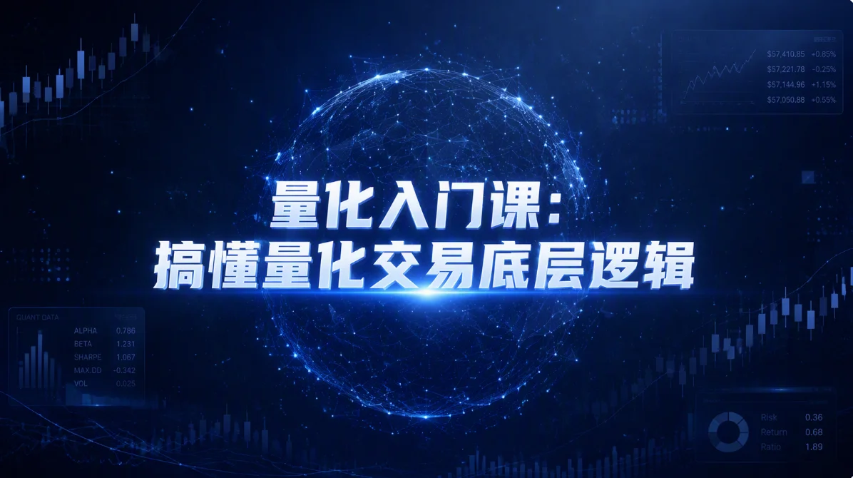量化入门课：搞懂量化交易底层逻辑