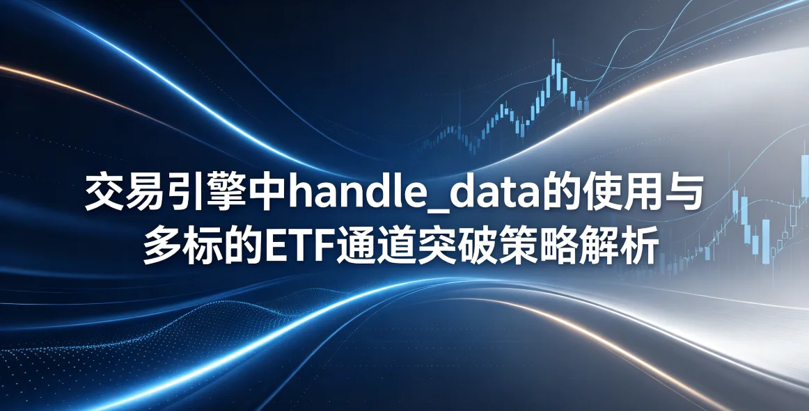 交易引擎中handle_data的使用与多标的ETF通道突破策略解析