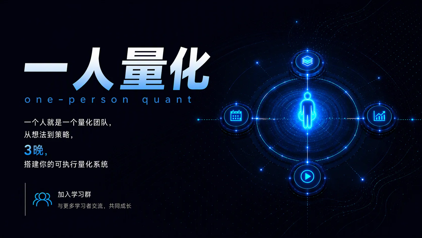 一人量化*3天训练营